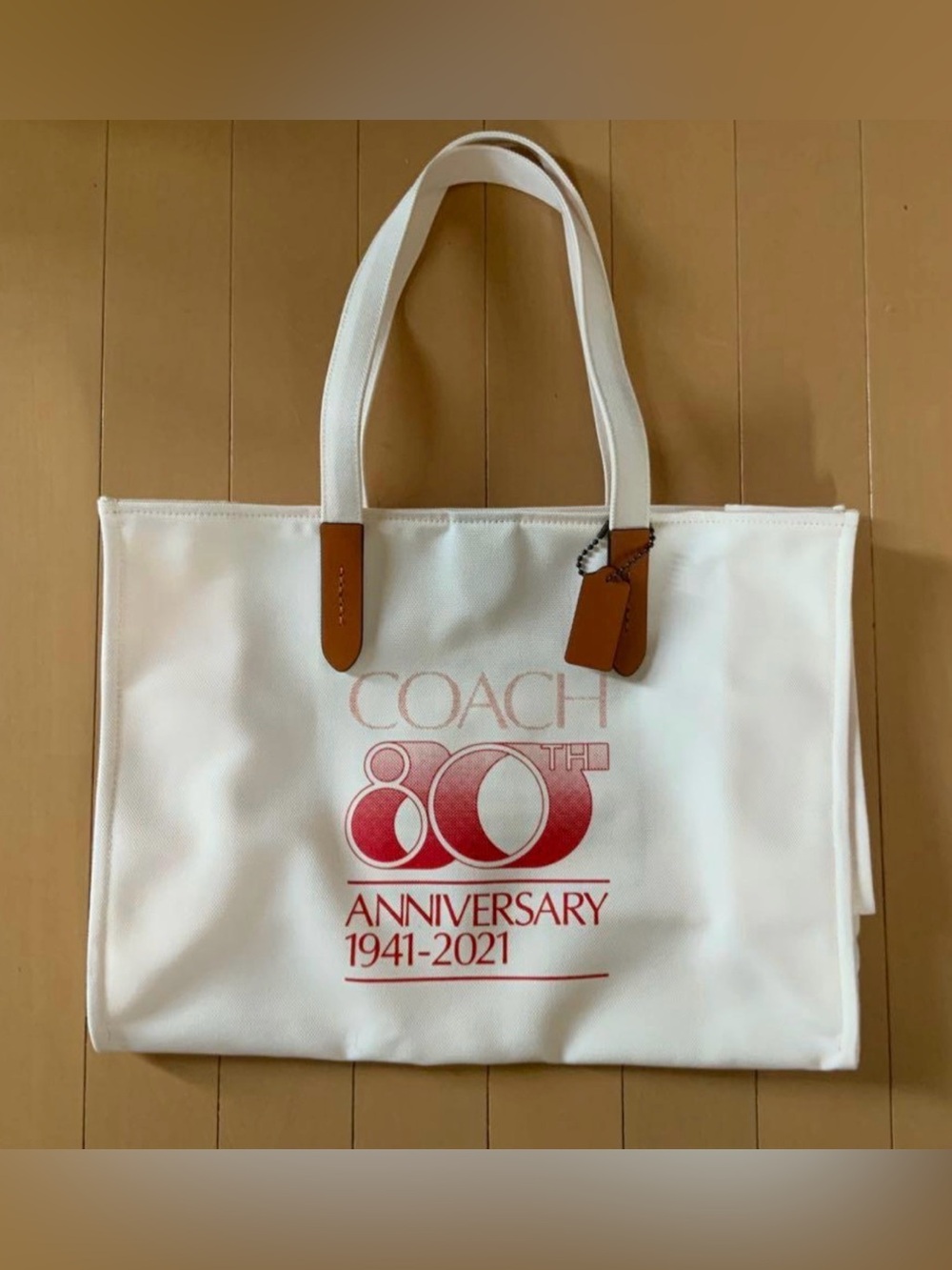 Coach 80th Anniversary Tote 42 NWOT